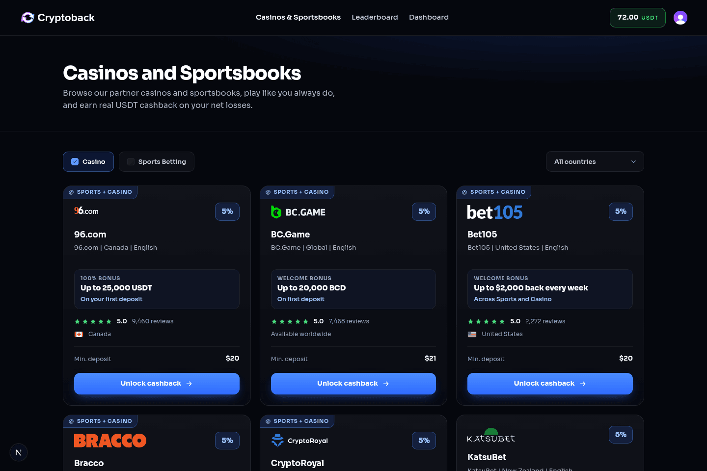 CryptoBack Club screenshot 3